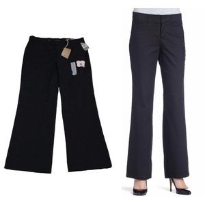 Dockers Chino Pants Black Khaki Metro Trouser Size 12 NWT